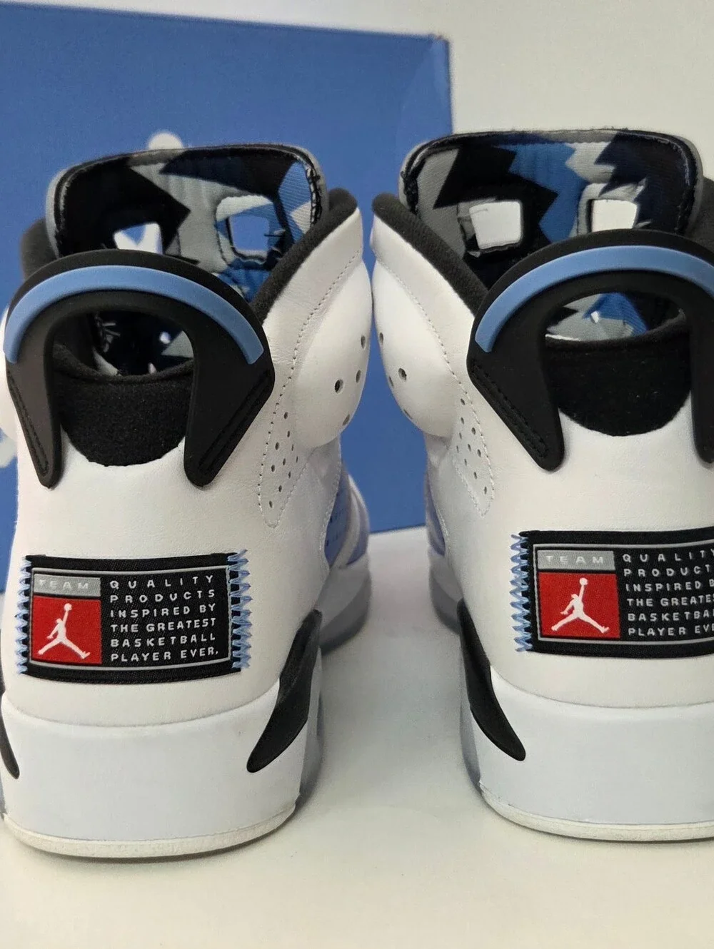 Air Jordan 6 “UNC” University/Blue/White CT8529-410 Sz 8.5 Womens 10